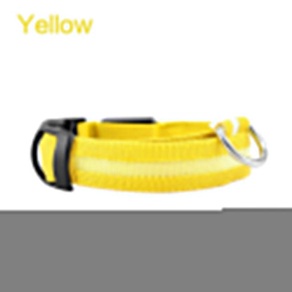 LED Dog Safety Collar – Night Glow